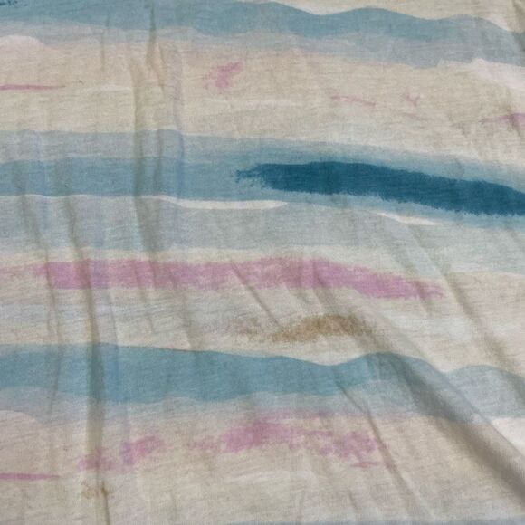 T. LA Women’s S Striped Short Sleeve Casual Stretch Knit Anthropologie Top Shirt - Picture 4 of 5